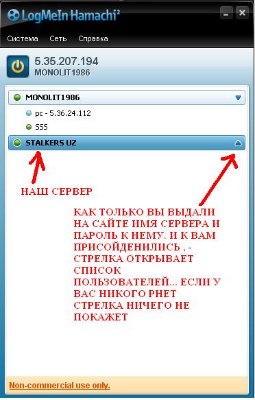 Игра в сталкер по локальной сети (интернет)