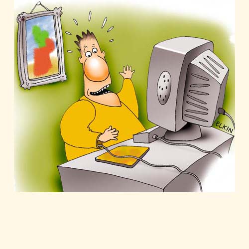 Карикатуры Сергея Елкина