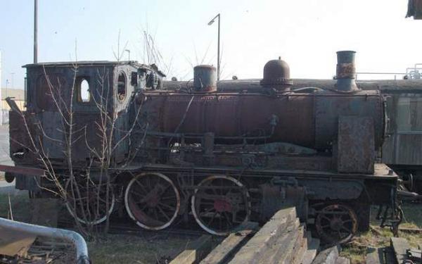 Кладбище железно-дорожной техники, Дания.