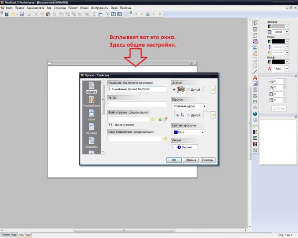 Курс молодого бойца в работе с программой NeoBook.