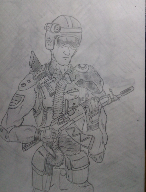 Мой фанарт на тему СТАЛКЕР. (перезалил нормально)