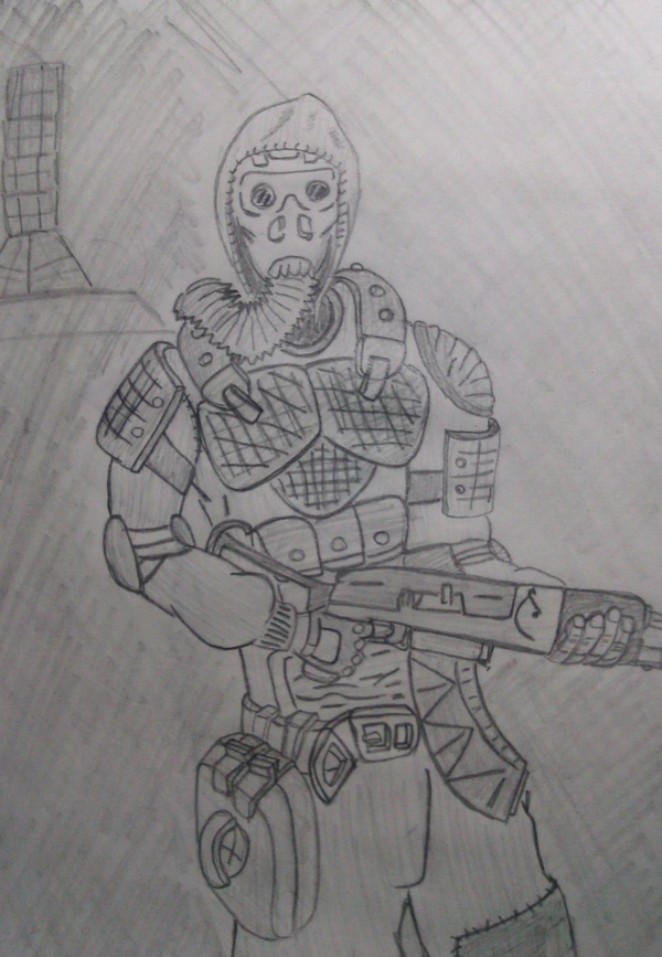 Мой фанарт на тему СТАЛКЕР. (перезалил нормально)