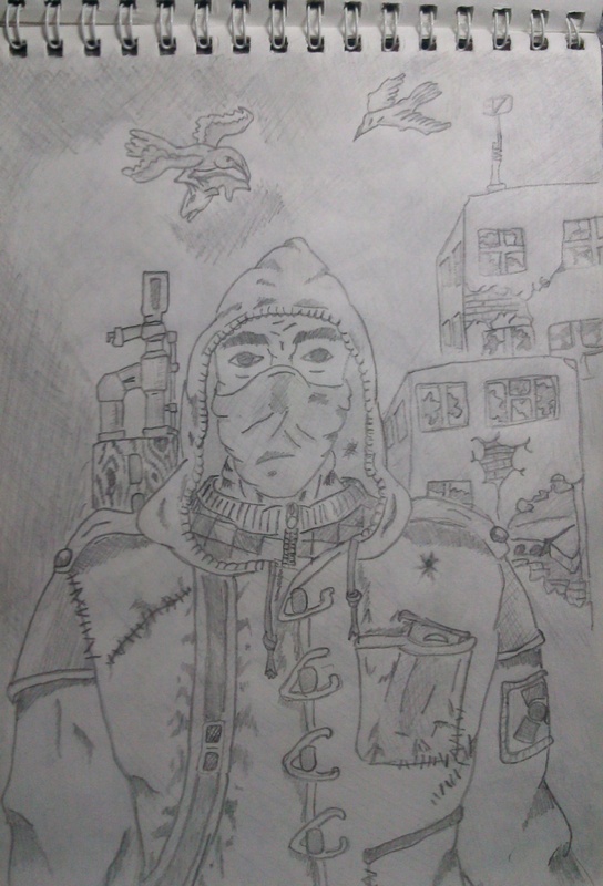 Мой фанарт на тему СТАЛКЕР. (перезалил нормально) Мой фанарт на тему СТАЛКЕР. (перезалил нормально)