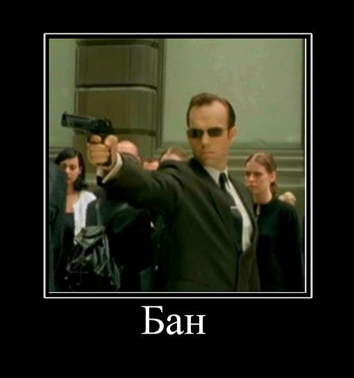 Оформление предупреждений и банов.