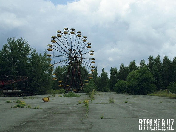 Покинутый город Припять, Украина Покинутый город Припять, Украина