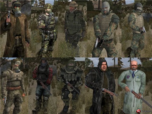 S.T.A.L.K.E.R: Зов Припяти "Персонажи MSG mod"