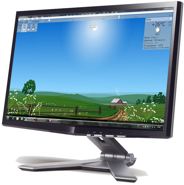Утилита для отображения прогноза погоды на рабочем столе. Утилита для отображения прогноза погоды на рабочем столе.
