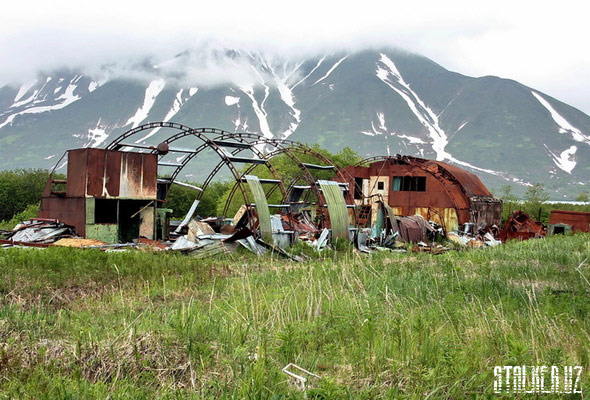 Заброшенная военная база подлодок ВМФ
