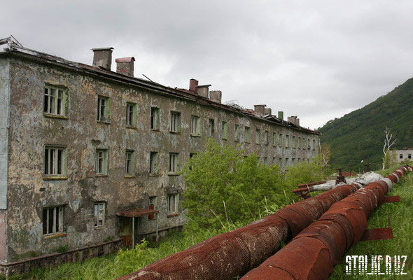 Заброшенная военная база подлодок ВМФ