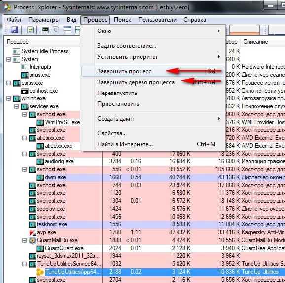 Замена стандартного Диспетчера задач