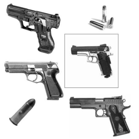 Кисти на тему оружие