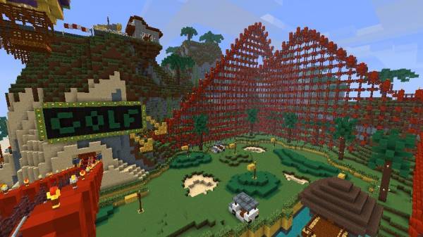 Minecraft 1.4.7 — Карта «Райский остров»