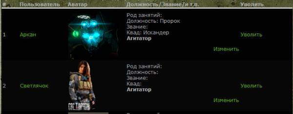 Управление кланом и небольшие поправки