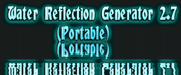 Анимированный эффект отражения в воде