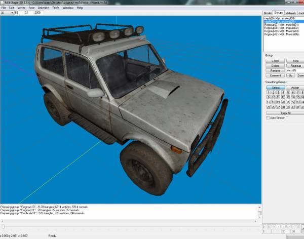 Создание ogf-техники для Сталкера