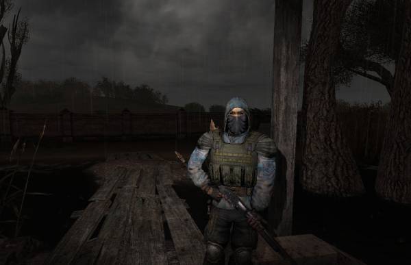 Один день из жизни в Зоне. Темный сталкер Ворон