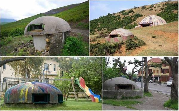 Заброшенные бункеры Албании