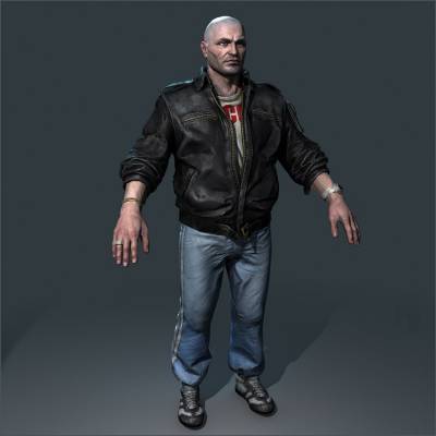 Модели персонажей из S.T.A.L.K.E.R. 2 и анимация