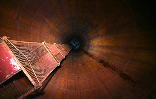 Заброшенный ускоритель элементарных частиц (Россия, Московская область)