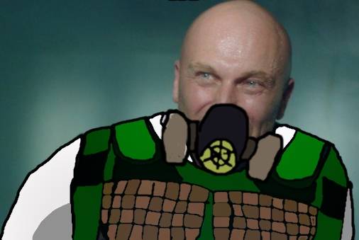 В бар зашёл монолитовец.


-