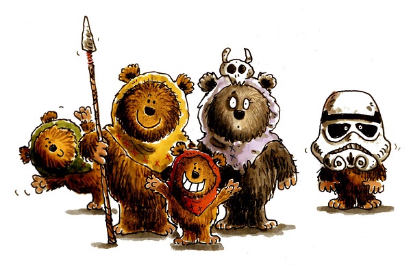 Чубакка, всратые коты и целая толпа эвоки!