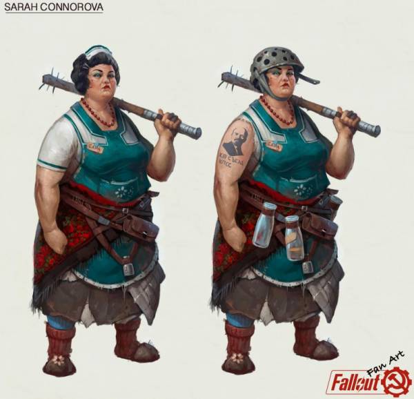 Фанат из Москвы нарисовал арты советского Fallout