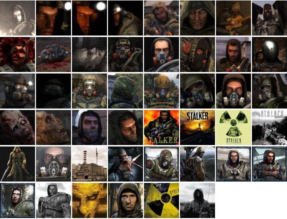 110 аватаров STALKER