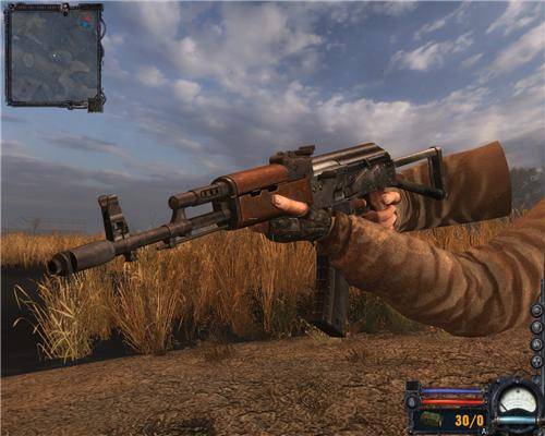 AK-74 (Деревянный приклад) ver. 1.0 {2012} для Зов Припяти