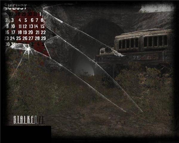 Календари на Август 2010 S.T.A.L.K.E.R.