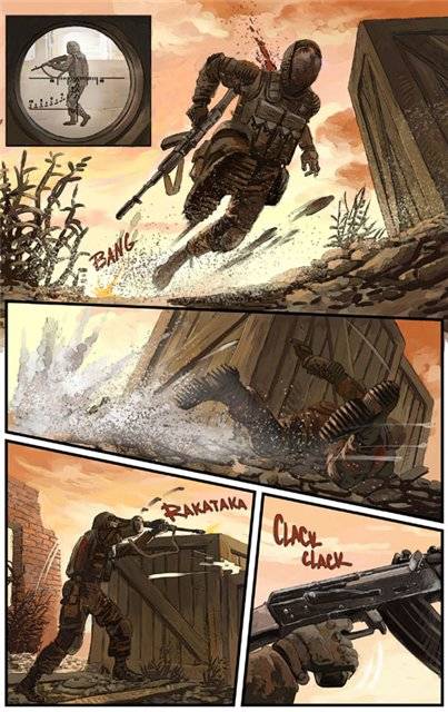 Комикс Дуэль. Роман Сурженко 30 сентября 2009 Автор занял 1-е место на конкурсе комиксов.