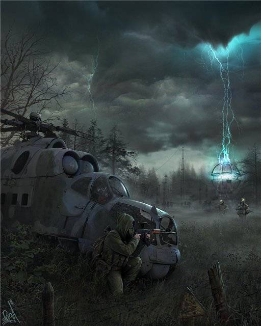 Обложки книг STALKER и просто интересные картинки из Зоны Отчуждения и не только...