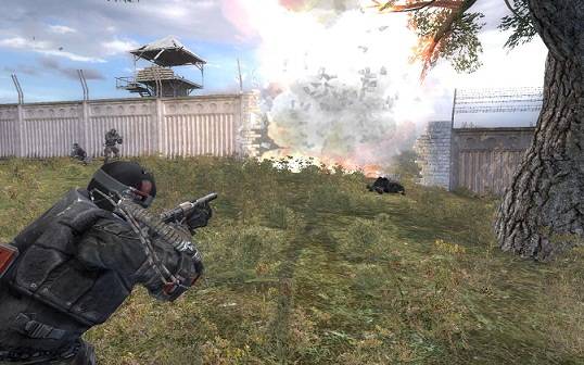 Операция "Военные Склады". Музыкальная тема боя гитары.