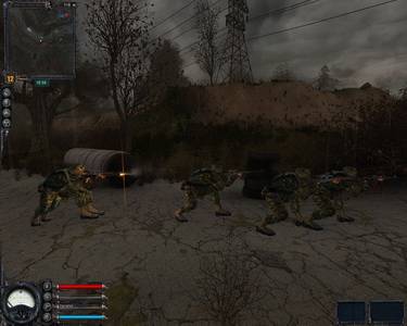 Случайные скины по миру зоны