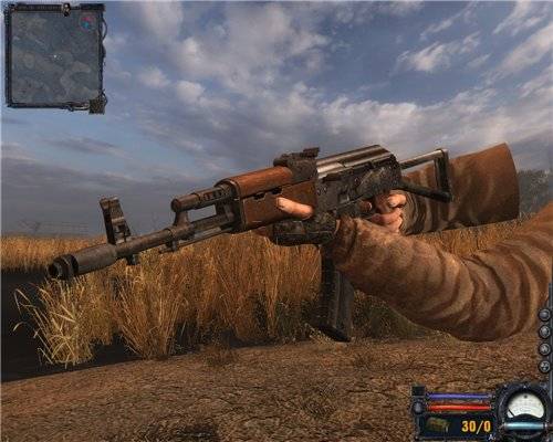 AK-74 (Деревянный приклад) ver. 1.0 {2012} для Зов Припяти